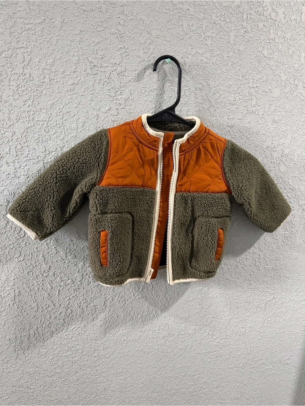 Old Navy Olive Green Sherpa Jacket